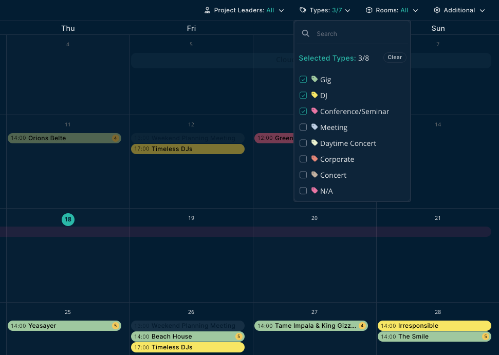 Streamline Event Creation with Event Types