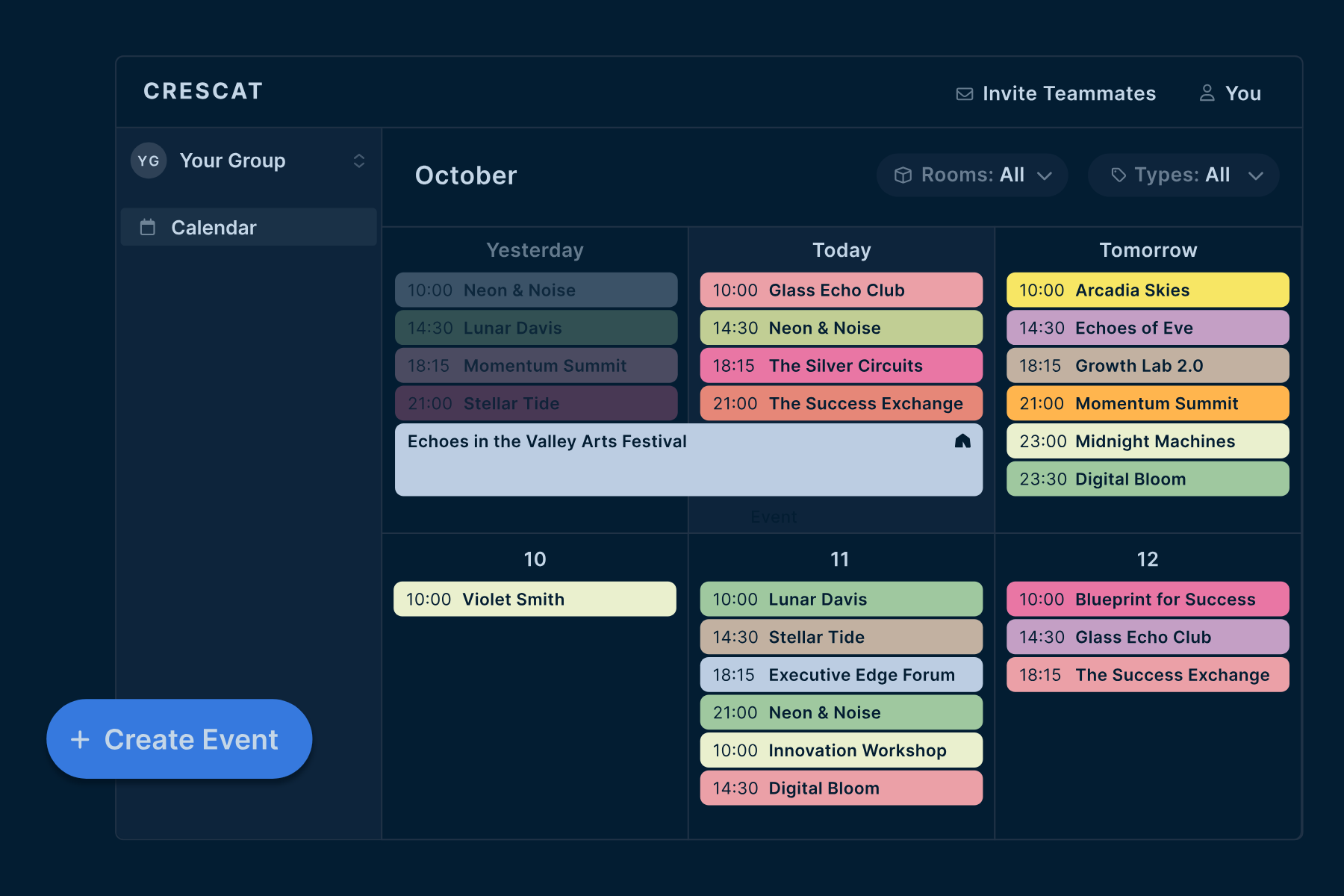 A Calendar, Just for Events