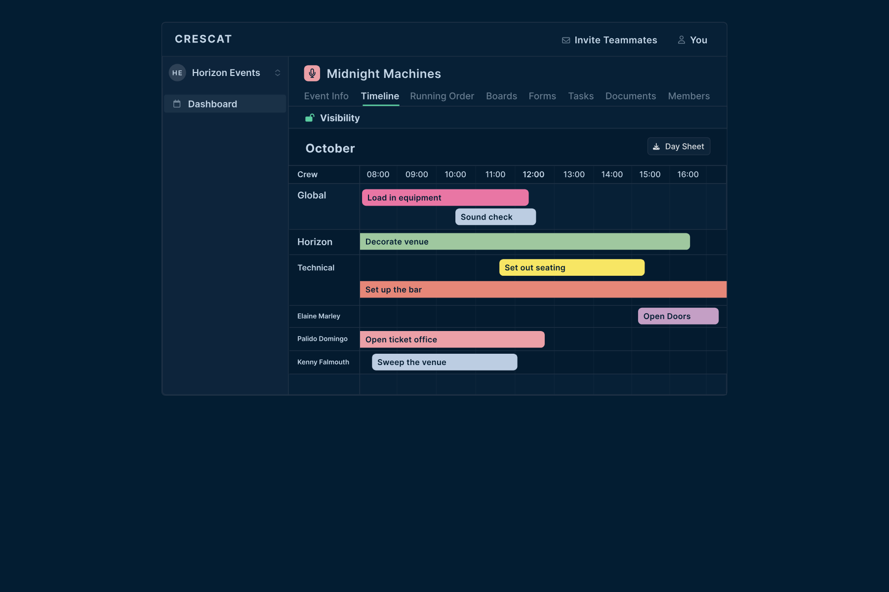 Event Timeline Management Made Simple