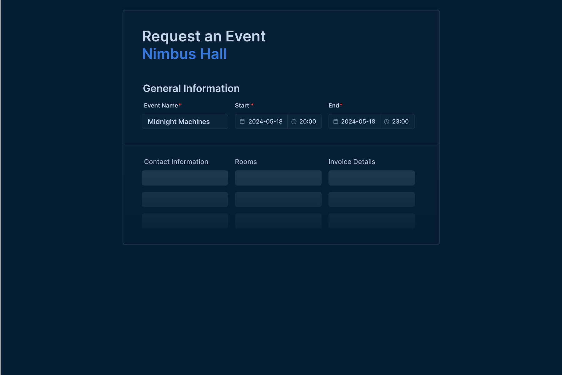 Event Requests