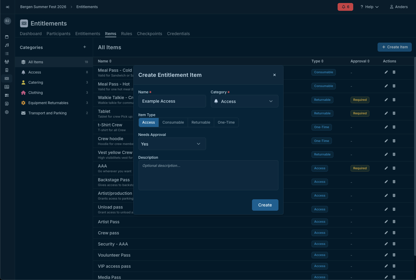 Beta opportunity: Get advance access to our new Entitlements feature for Festivals